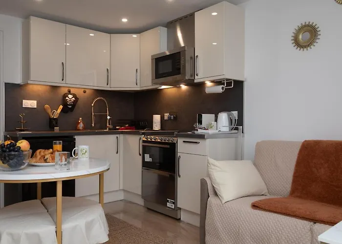 شقة La Demeure Du Soleil T2 Cosy, Clim,wifi, Castillet 15 Min, Parking Facile